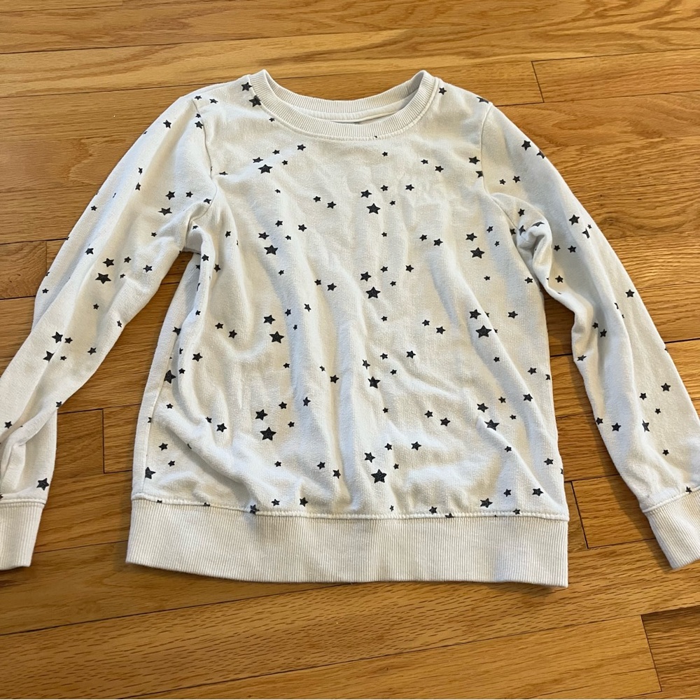 C&C California girls star print sweatshirt top L 10-12